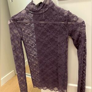 Women's Urban Outfitters Purple Blouse Top